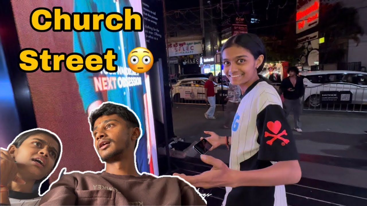 What We Saw at Church Street Bengaluru 😳 | Train Journey with sister | Kannada |@prattukevlogs007  |