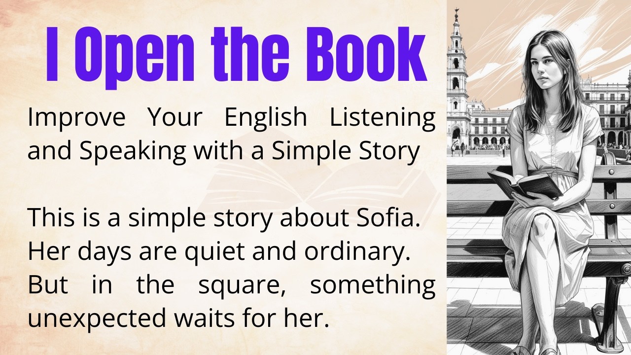 English Listening ＆ Speaking Practice | I Open the Book | Learn English | Improve your English