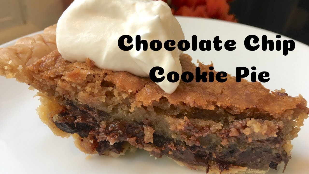 Chocolate Chip Cookie Pie
