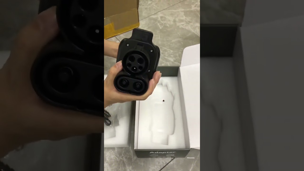 CCS1 to GBT adapter#auto #byd #tesla #evcharger #charger #evcharging #adapter #car #cars