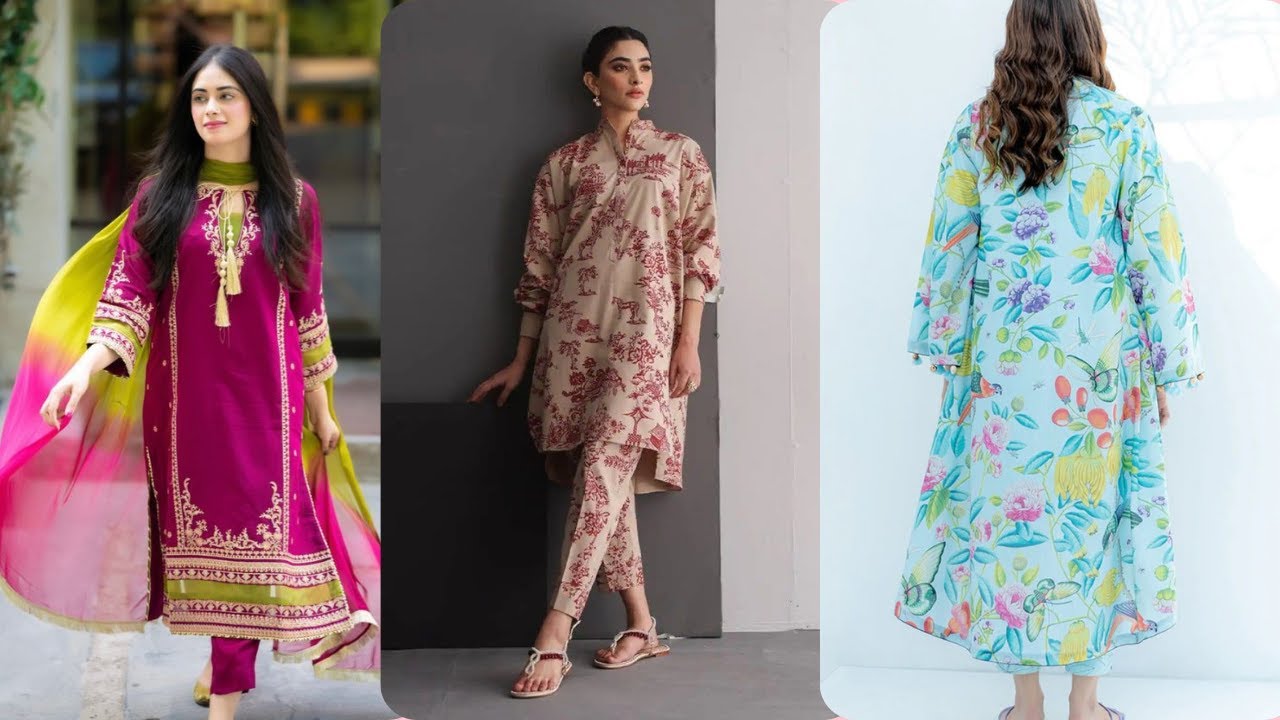 Summer Dress Design 2025 | Casual & Eid Lawn Dress Designs for Girls | New Printed Styles 🌸