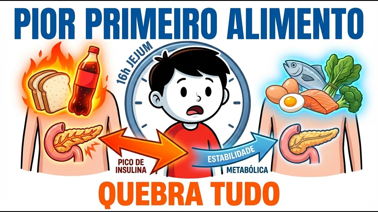 Não estrague o seu jejum: os piores alimentos para quebrar o jejum.