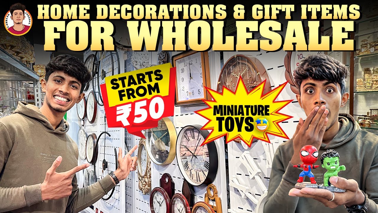 Home Decorations & Gift Items for Wholesale | Start from ₹50 | Miniature Toys 🤩 | Naveen's Thought