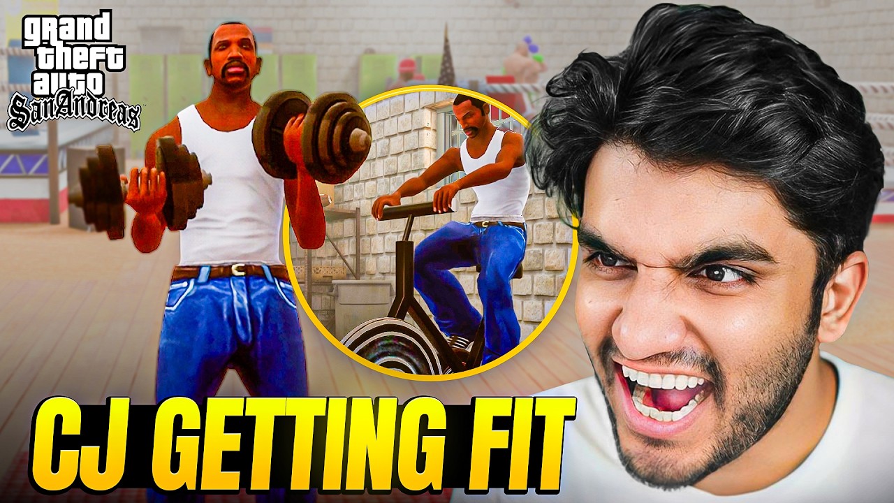 CJ Getting Fit in GTA San Andreas