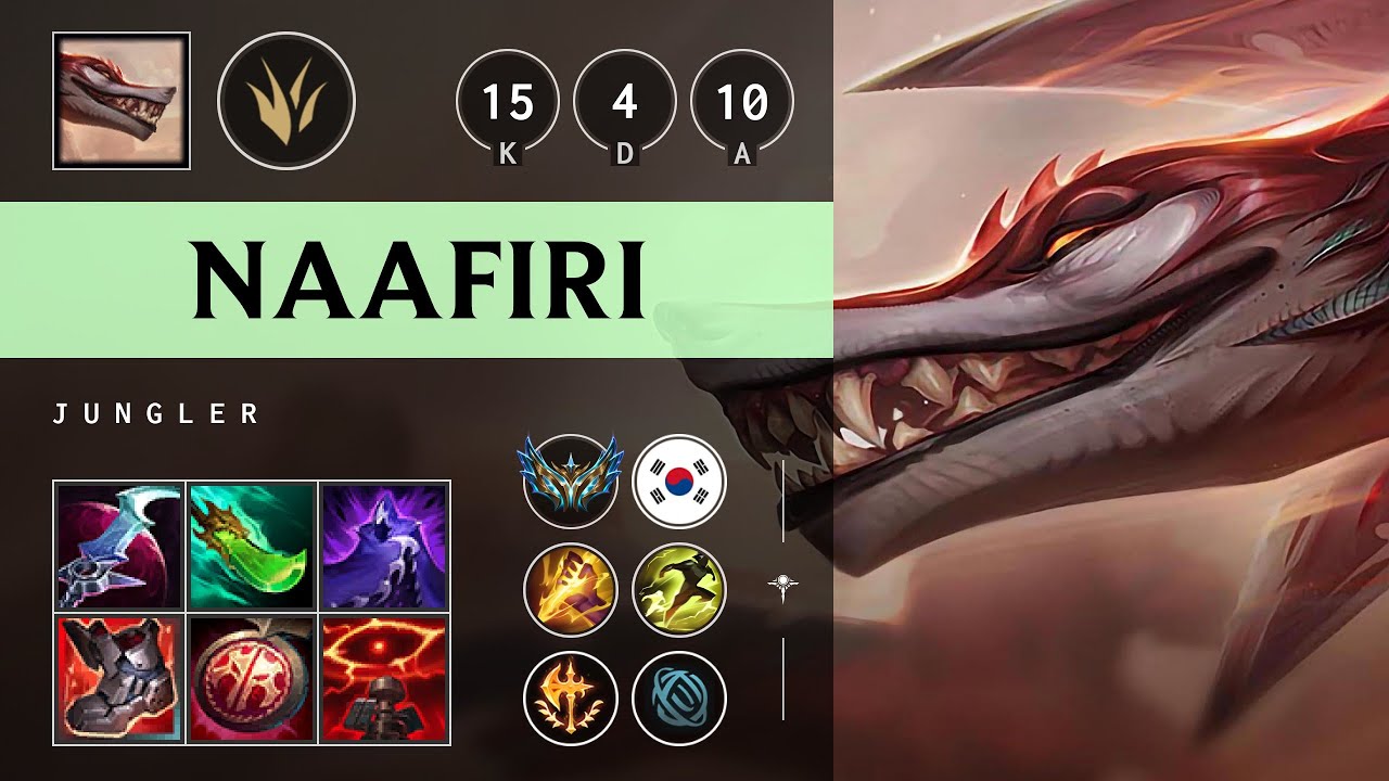 Naafiri Jungle vs Lillia - KR Challenger Patch 25.08