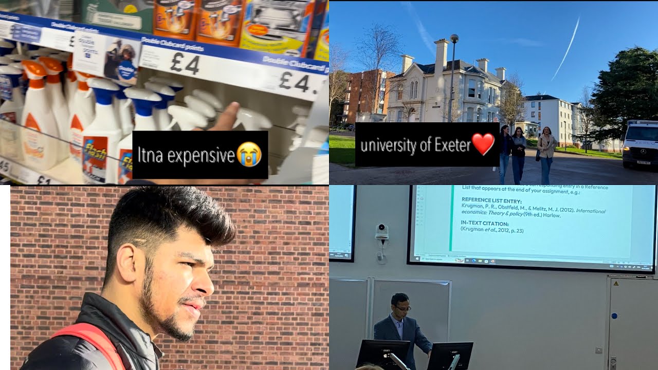 College ka pehla din💀🤪|| university of exeter||