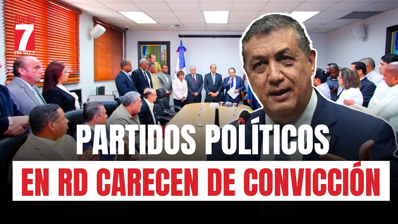 Gustavo Sánchez asegura partidos políticos en RD carecen de convicción