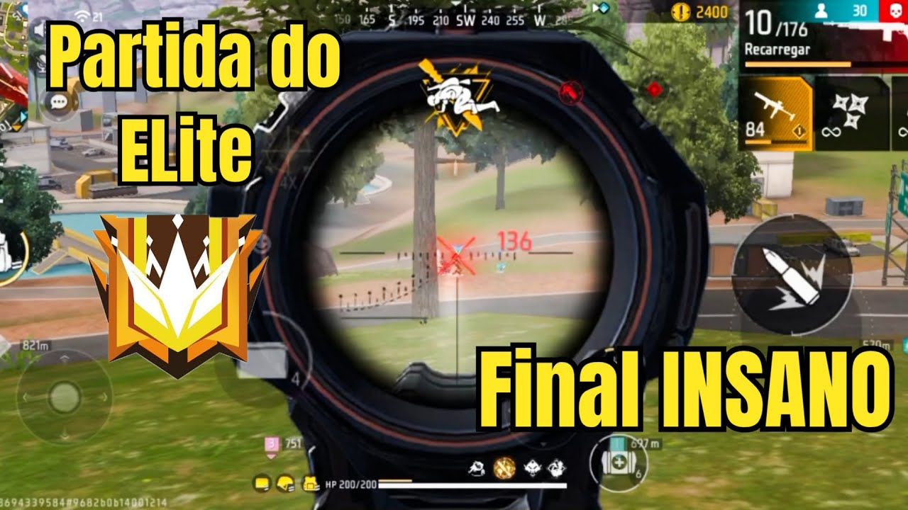 ÚLTIMA PARTIDA PRA PEGAR ELITE - #freefire 