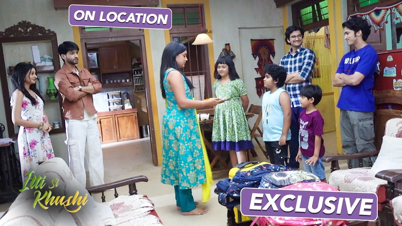 Itti Si Khushi On Location: Anvita Ne Baccho Ko Master plan Se Sanjay Ke Ghar bheja