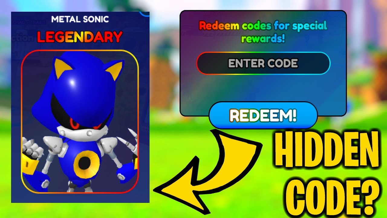 This HIDDEN CODE gives you METAL SONIC in Sonic Speed Simulator?! - Roblox