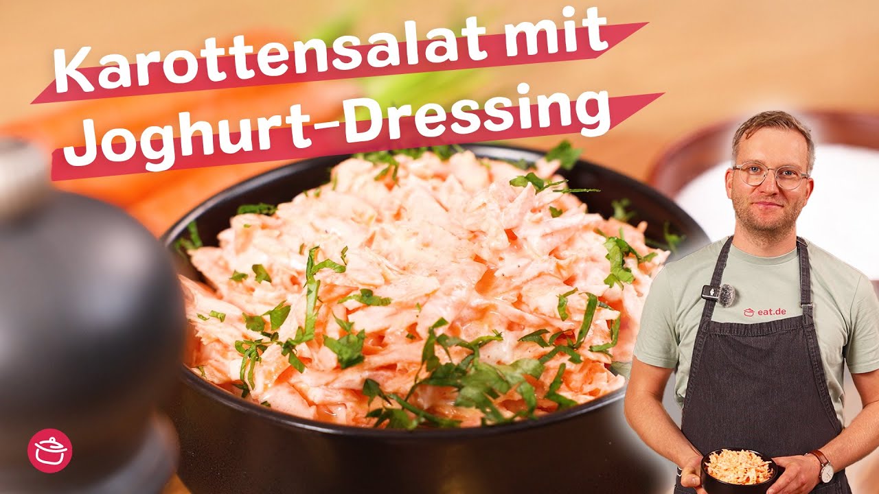 Karottensalat mit Joghurt-Dressing | REZEPT | eat.de