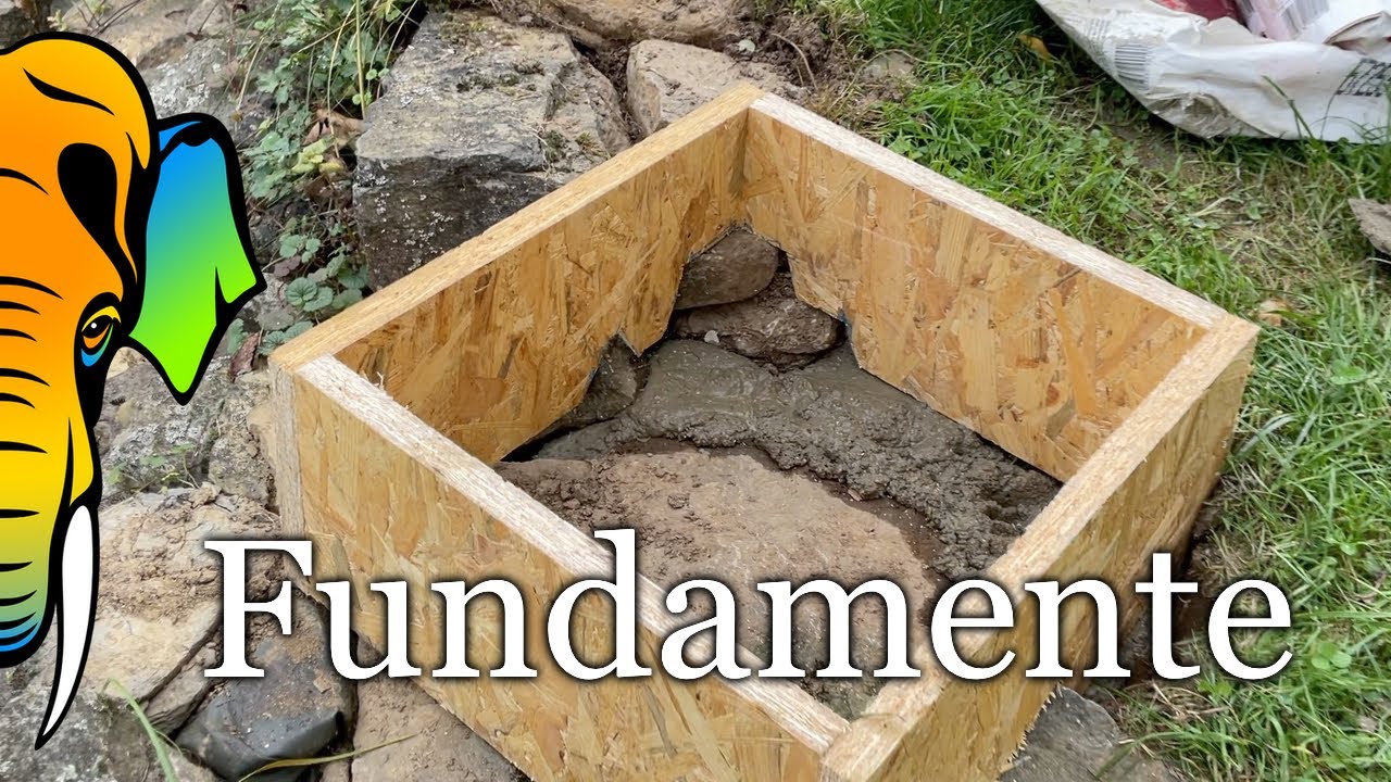 Fundamente | Schalungen aus OSB | Beton-Estrich gießen | Balkon - Teil 8