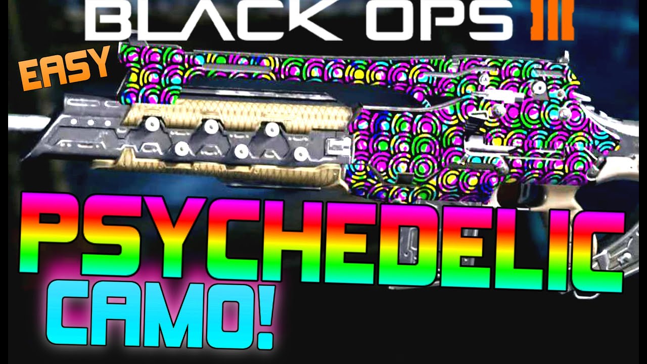 HOW TO MAKE PSYCHEDELIC CAMO in BLACK OPS 3! How To Make Black Ops 3 Camo! (BO3 Paintshop Tutorial)