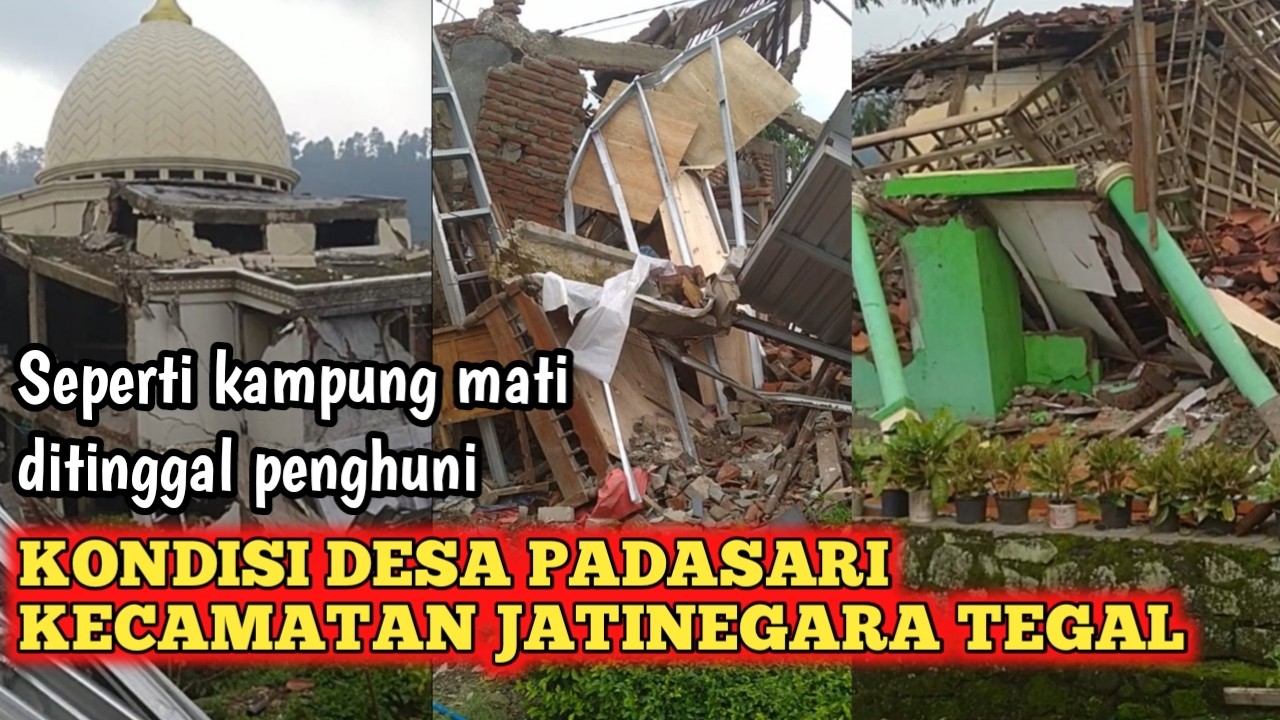 Kondisi Sekarang Desa Padasari Setelah Dilanda Longsor Dikecamatan Jatinegara Kabupaten Tegal