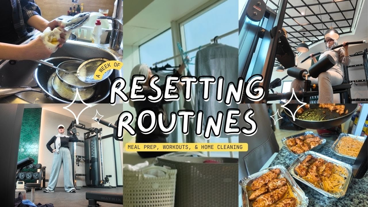 Winter Reset: New Workout Routine, Meal Prep, & Running Errands | Weekly Vlog