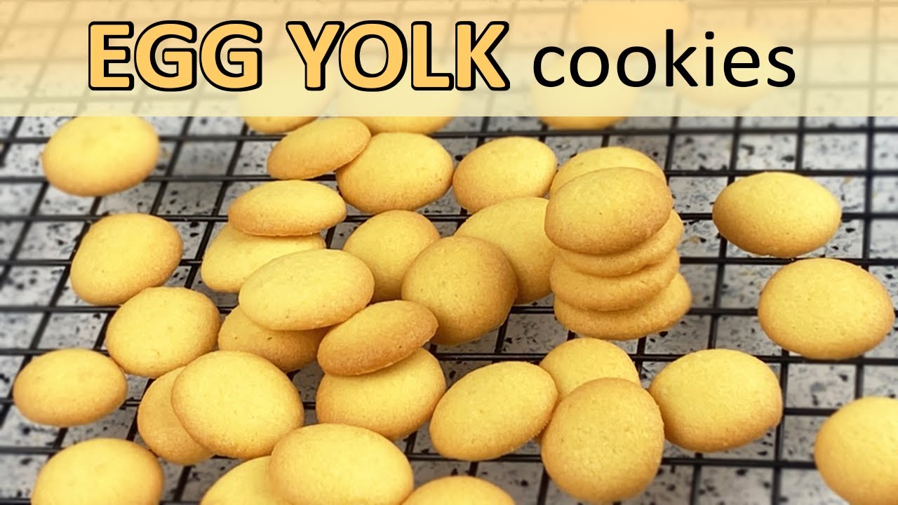 Egg Yolk Cookies Recipe | Best way to use leftover egg yolks