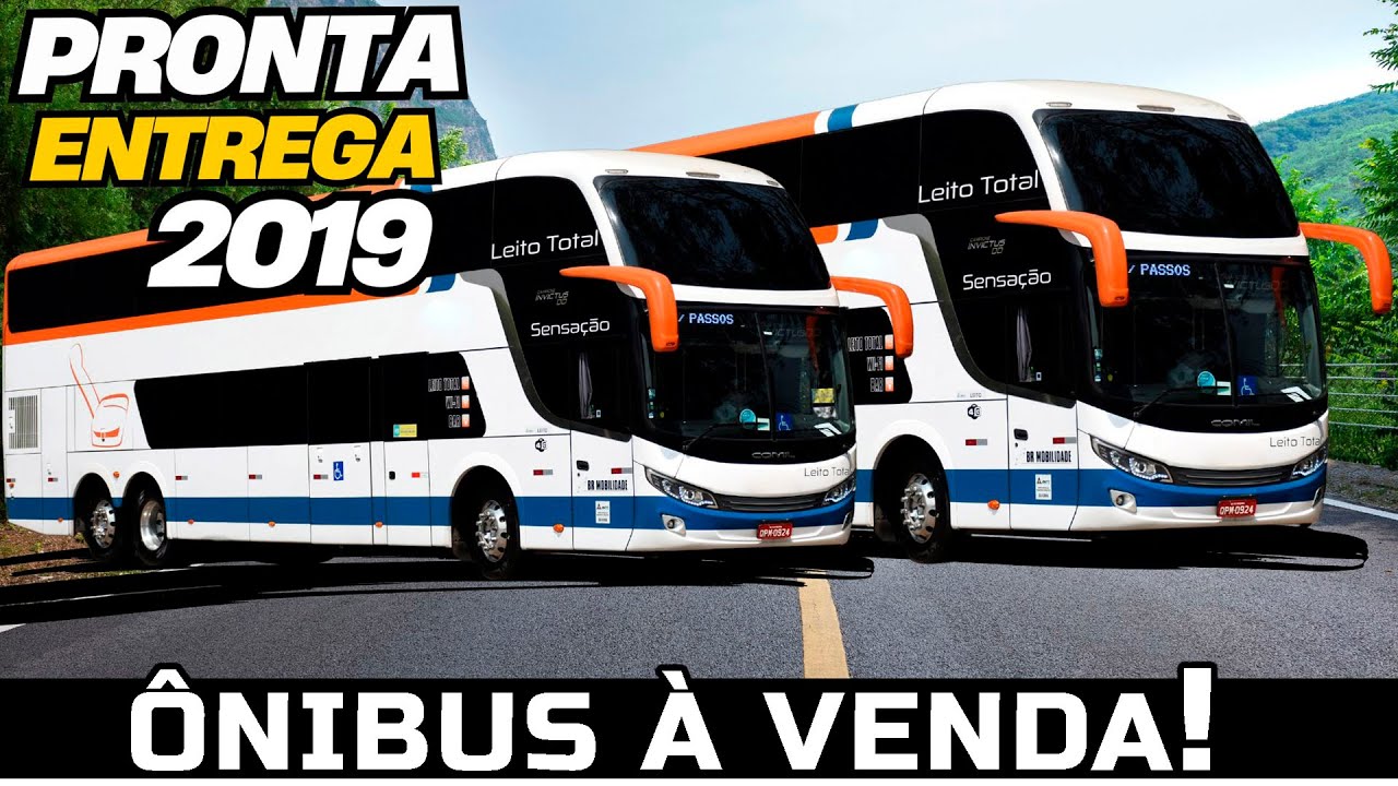 ÔNIBUS À VENDA!! DOUBLE DECKER COMIL LEITO TOTAL !! TEM MARCOPOLO G7 A VENDA TAMBÉM