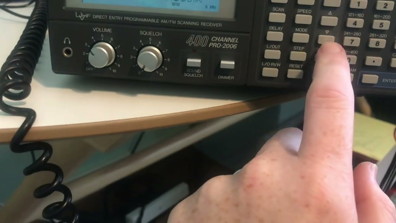 72-76 MHz VHF Mid Band - Realistic RadioShack Pro-2006 Scanner/Receiver
