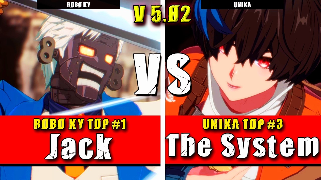 GGST | Jack (Robo Ky) VS The System (Unika) | Guilty Gear Strive High level gameplay