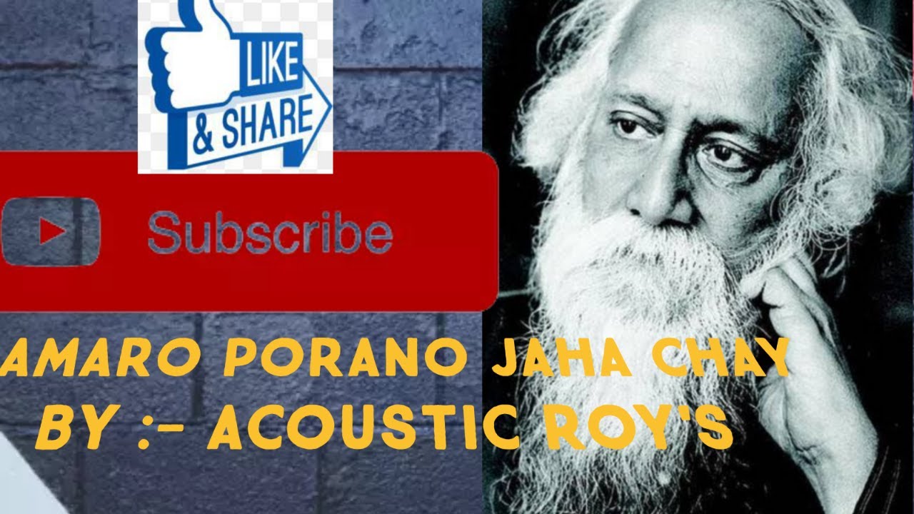 Amaro porano jaha chay | Rabindra Sangeet | Geetabitan | Acoustic Roy's | DEBDEEP ROY