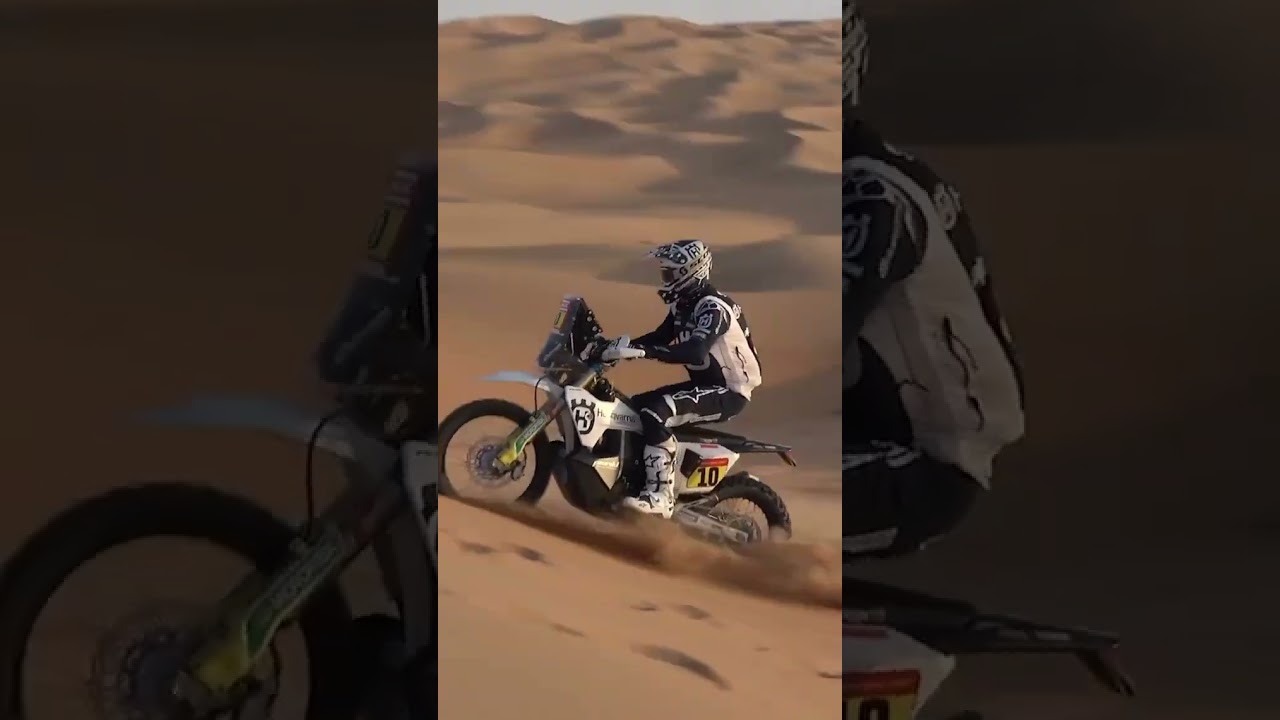 Epic Action of Skyler Howes #dakarrally #rallynation #husqvarna #shorts