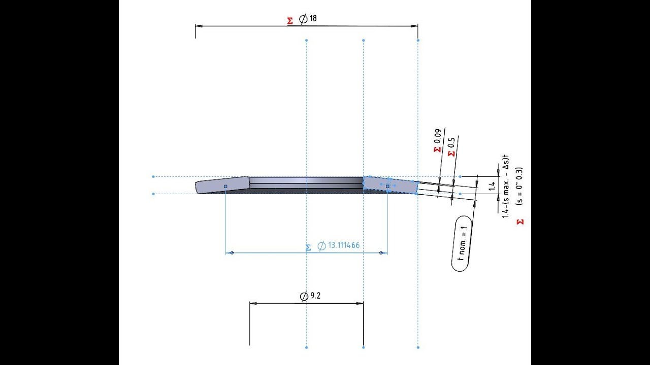 DIN 2093 Conical disc springs