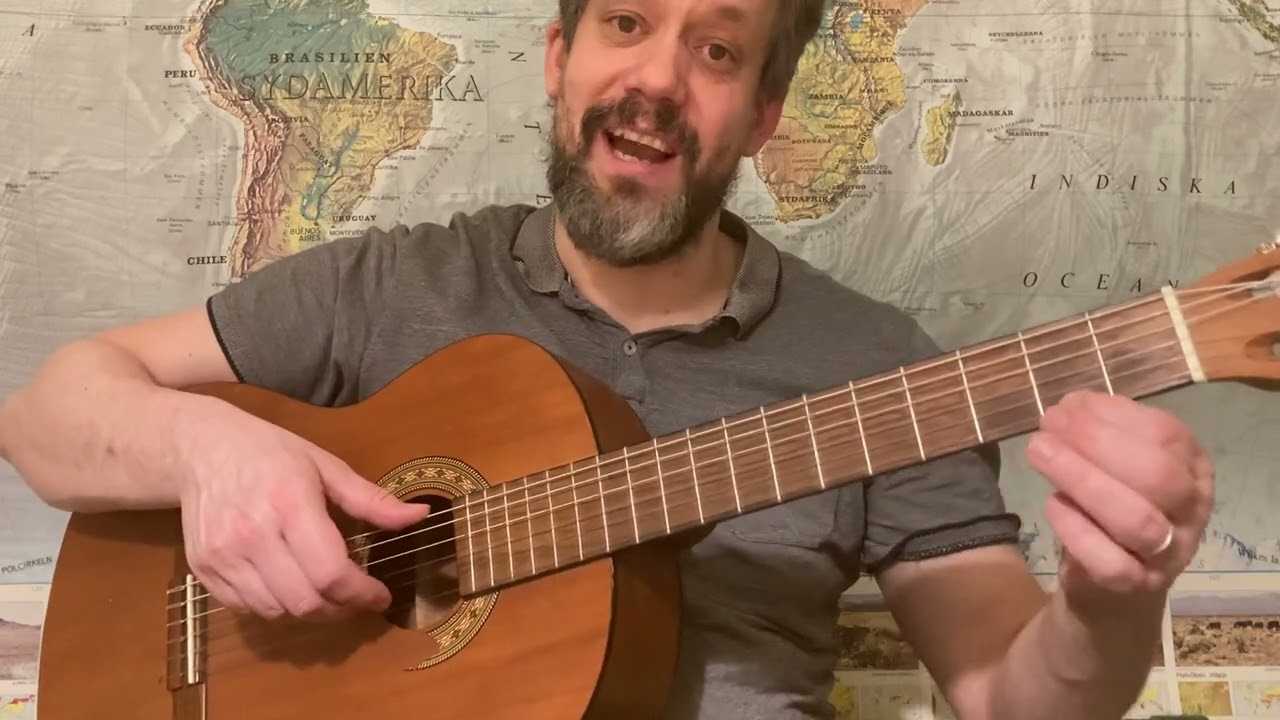 &rdquo;Gubben Noak&rdquo; melodispel p&aring; gitarr