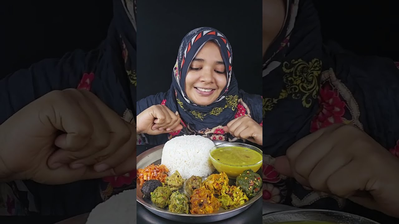 Cooking & Eating 10 Bhorta Different Types with Dal Chawal, *asmr Eating Show *Bigbites, Enjoy Food