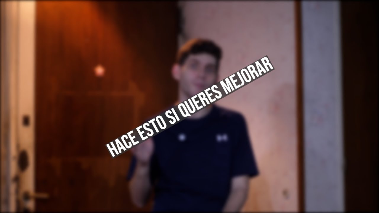 Hace esto si quieres mejorar