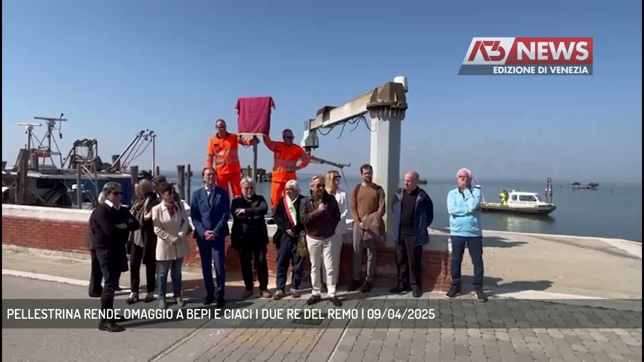 PELLESTRINA RENDE OMAGGIO A BEPI E CIACI I DUE RE DEL REMO | 09/04/2025