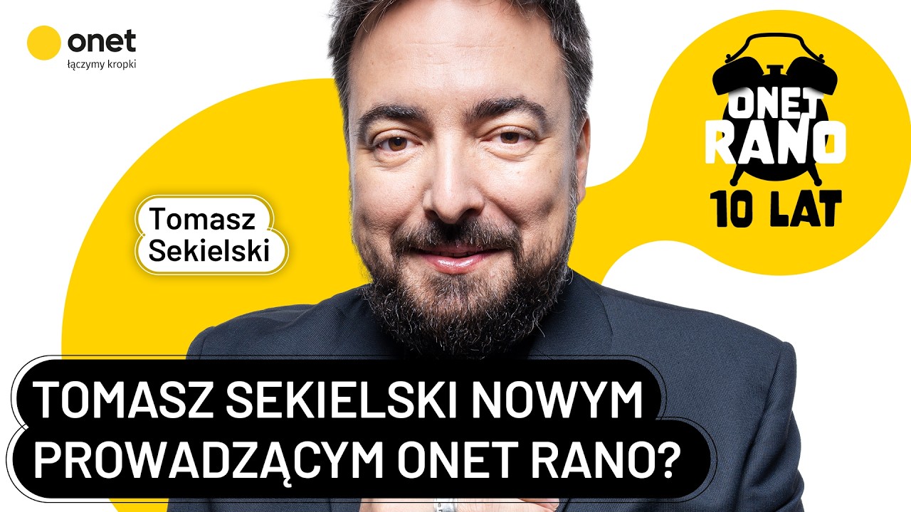 🔴 10-LECIE ONET RANO - TOMASZ SEKIELSKI SPECJALNYM PROWADZĄCYM | Onet Rano