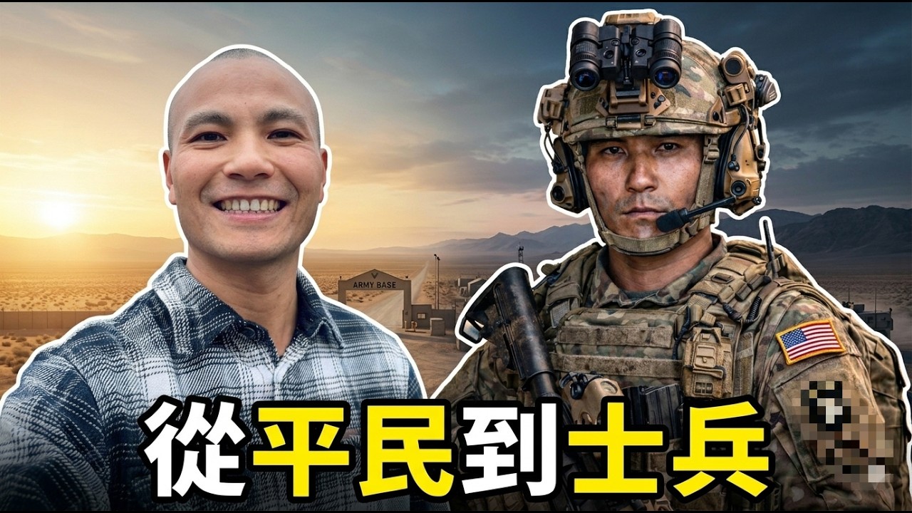 華人參加美軍新兵訓練，記錄我的出發和歸來⎮美軍大兵洛奇
