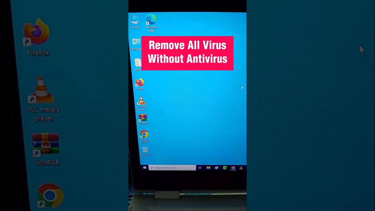 How to delete virus from pc laptop without antivirus