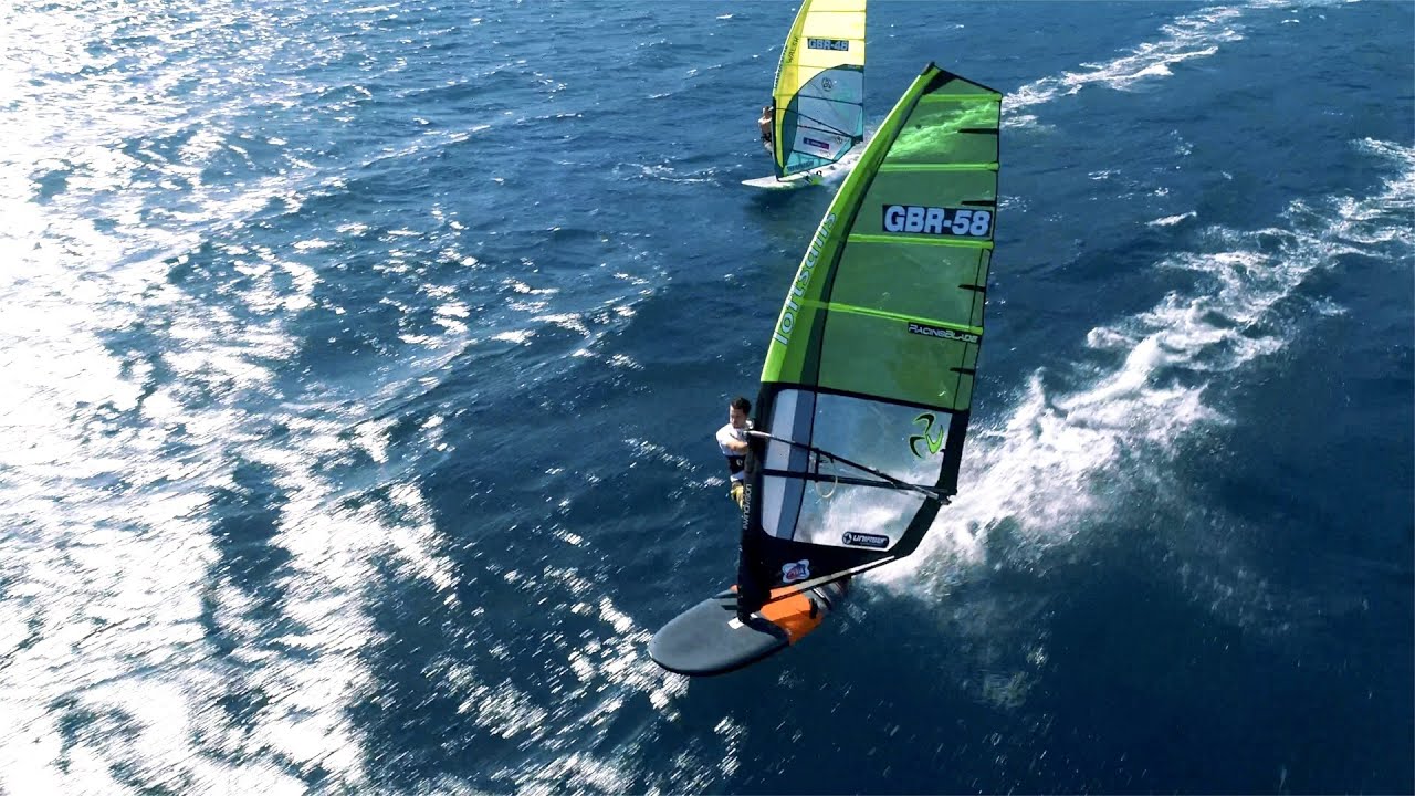Drone Action at Zoo Station Bol, Windsurfing Slalom, Croatia Bol, DJI Phantom 4