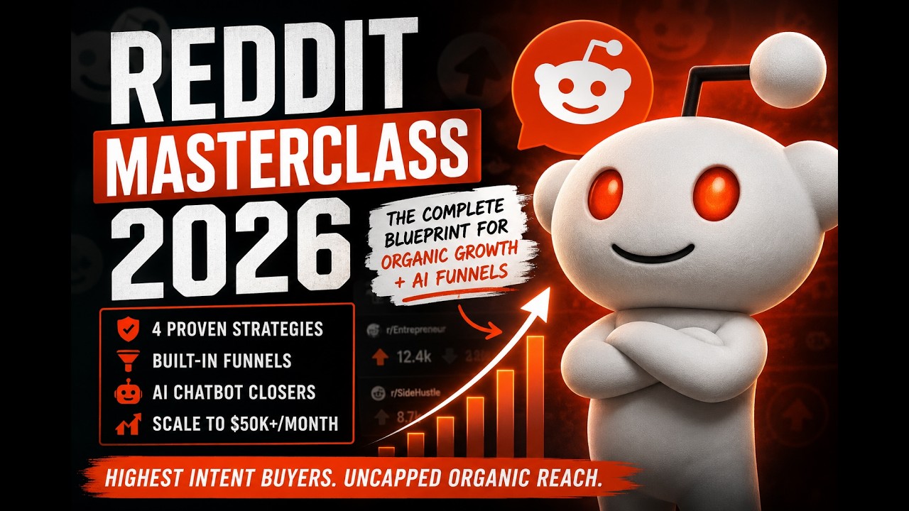 Reddit Marketing Masterclass 2026: The $50k/Mo Agency Blueprint