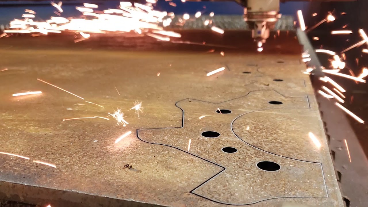 Trumpf 5030 Vaporizing rusty material before cutting