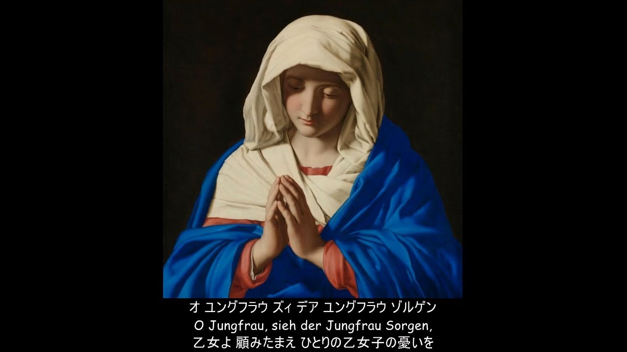 【ドイツ語】シューベルトのアヴェ・マリア (Ave Maria) (日本語字幕)