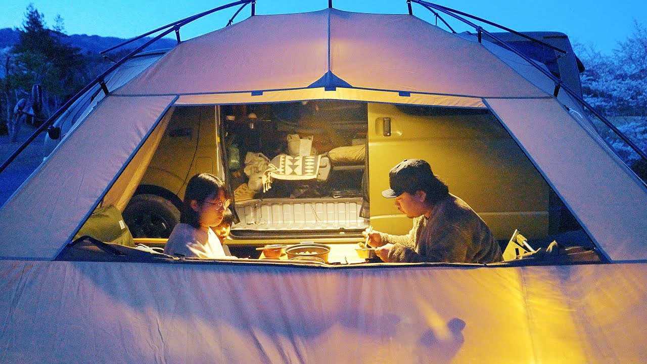 [Автомобильный кемпинг] Кемпинг на природе | Поездка на велосипеде | Отдых | VanLife | ASMR | 25