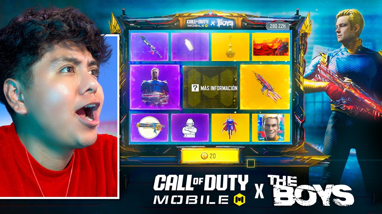 POR FIN compr&eacute; la SKIN de HOMELANDER en COD mobile 😈