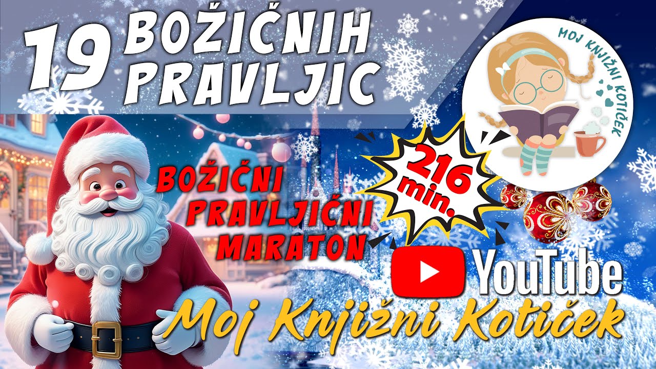 🎅 🎁 MARATON BOŽIČNIH PRAVLJIC – skupek 19 pravljic za lahko noč