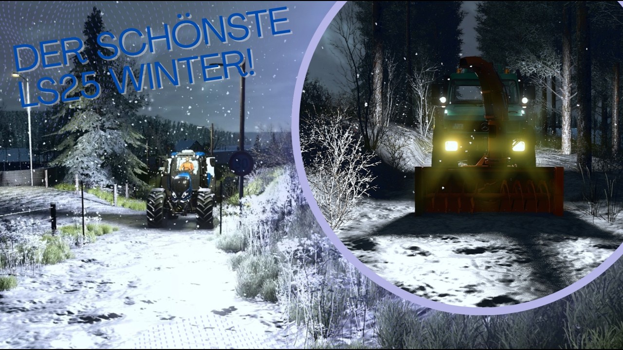 Farming Simulator 25- Der schönste Winter im LS25!! New Map Weipersdorf