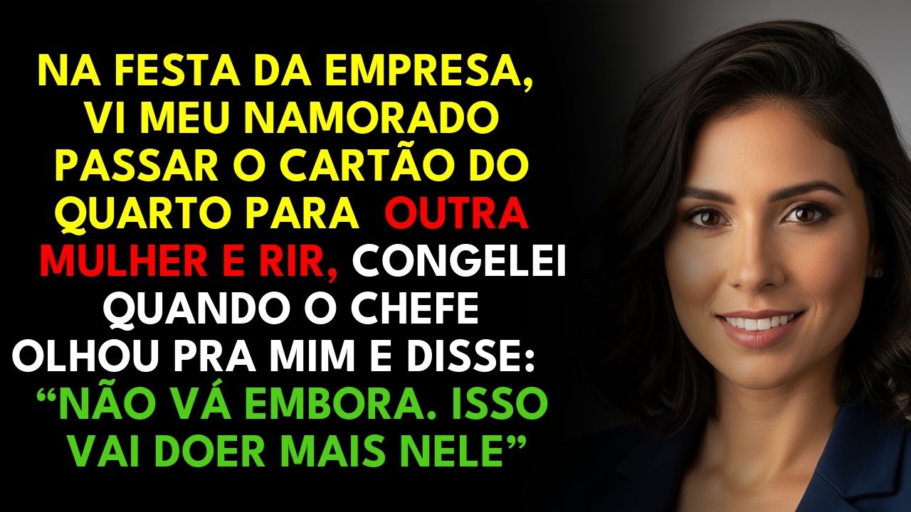 VI MEU NAMORADO DAR O QUARTO A OUTRA NA FESTA — O CHEFE DISSE: “FIQUE”.