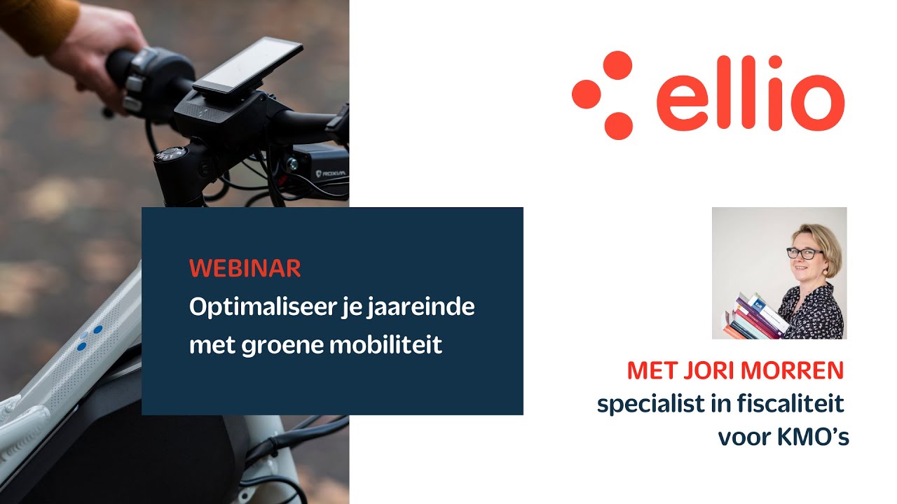 Webinar: Optimaliseer je jaareinde met groene mobiliteit - tips voor KMO&rsquo;s
