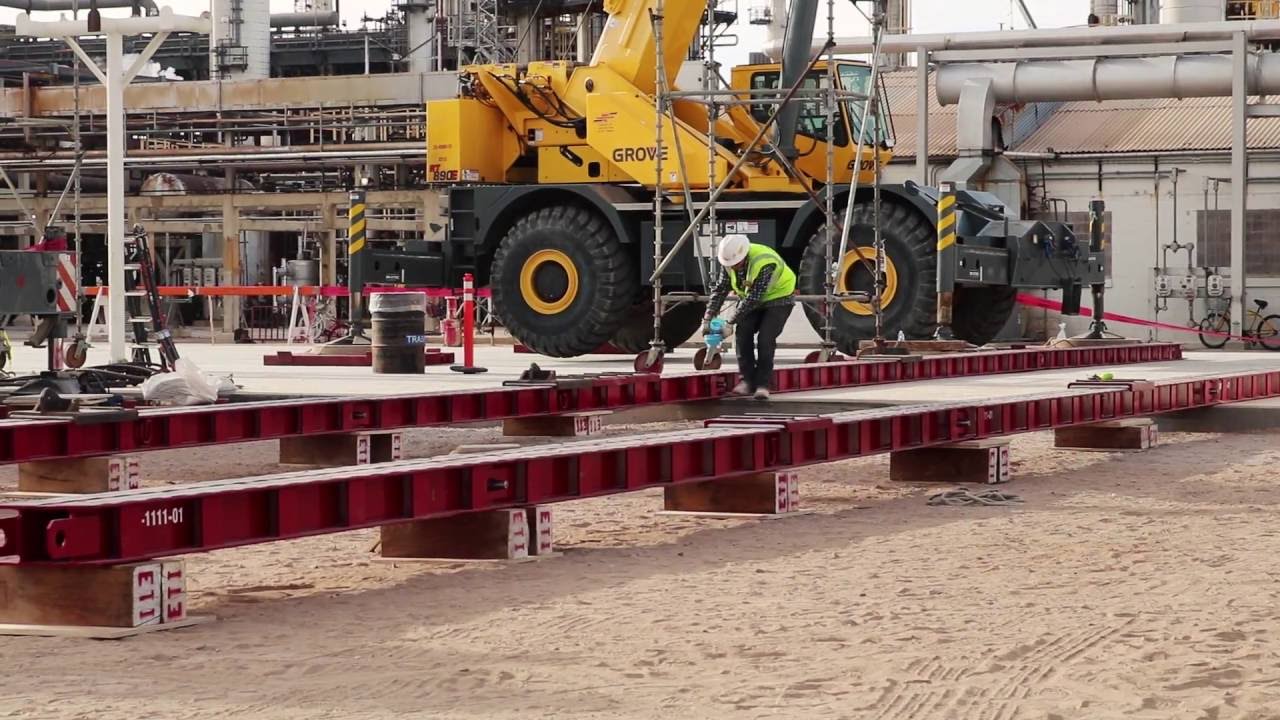 Energy Crane & Rigging - Blast Resistant Modules - Jack & Slide Project