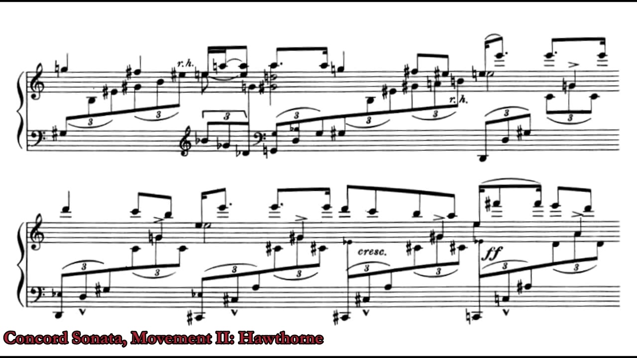 Every 'Columbia the Gem of the Ocean' quotation in Charles Ives's compositions
