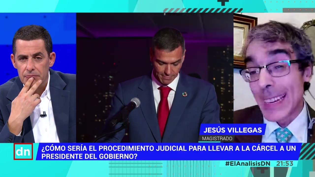 Sarkozy  Sánchez y la prisión (@eutimius, Jesús Villegas en Telemadrid, 21/10/25).
