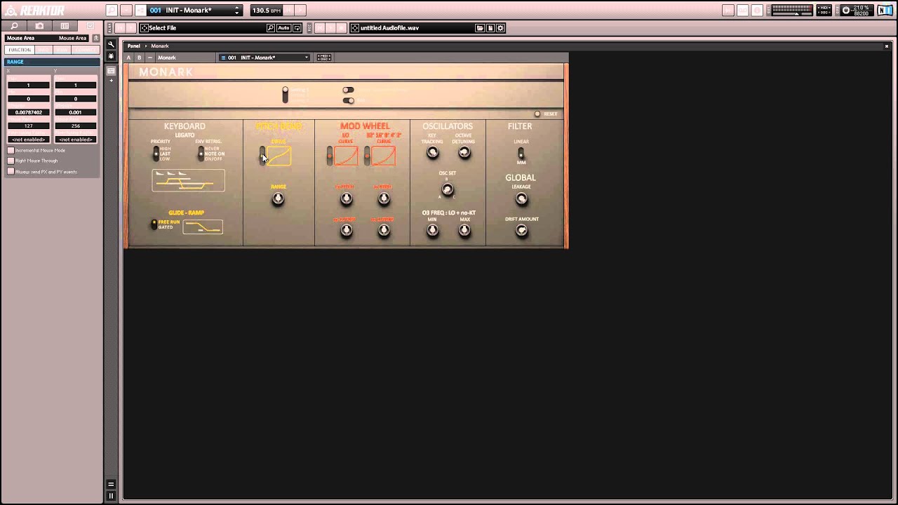 NI Reaktor - Monark Overview (view B) - How to Tutorial