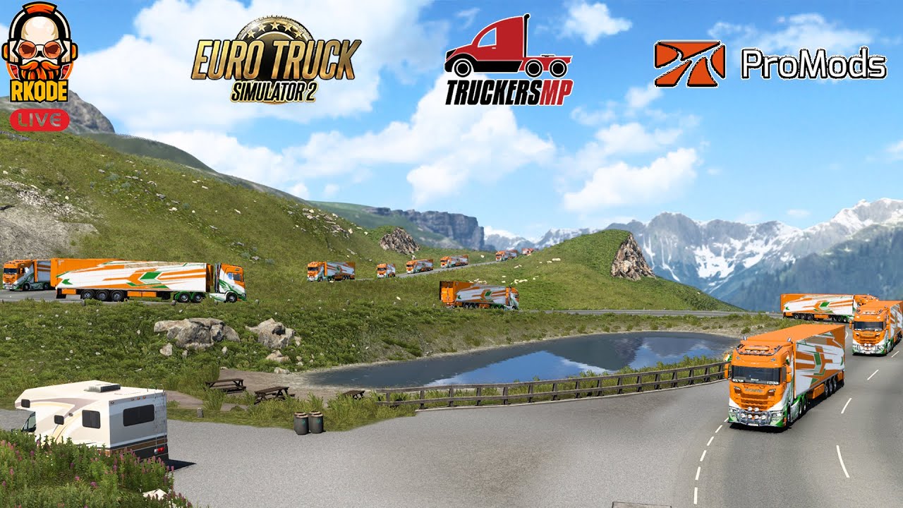 ETS2 Live | TruckersMP Live | Euro Truck Simulator 2 Live | Logitech G29 Gameplay | RKODE Gaming