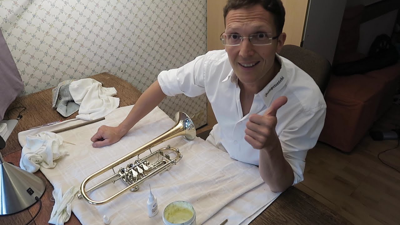 Reinigung von Drehventilen - Trompete,Flügelhorn,Tenorhorn,Bariton,Waldhorn,Tuba,...