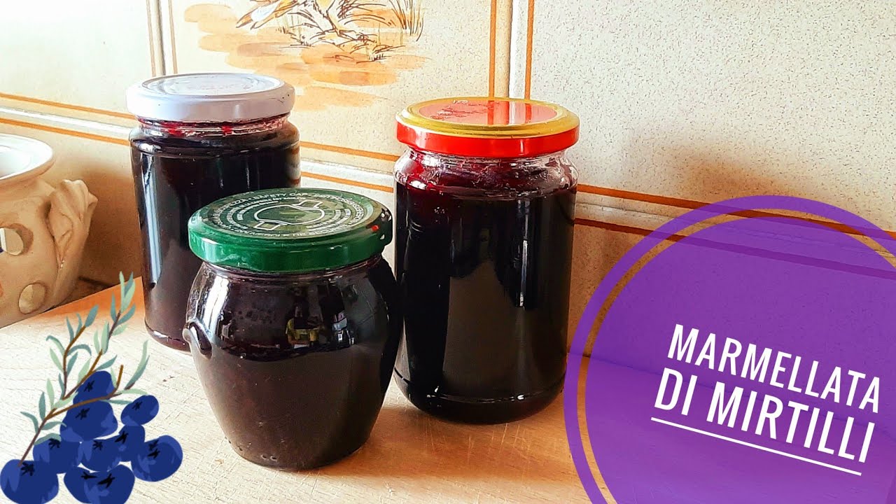 MARMELLATA di MIRTILLI fatta in casa / RICETTA FACILE e VELOCE // HOMEMADE Blueberry jam